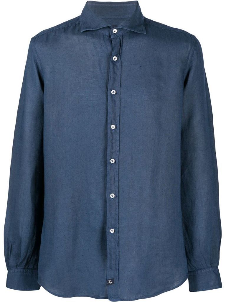 regular-fit linen shirt