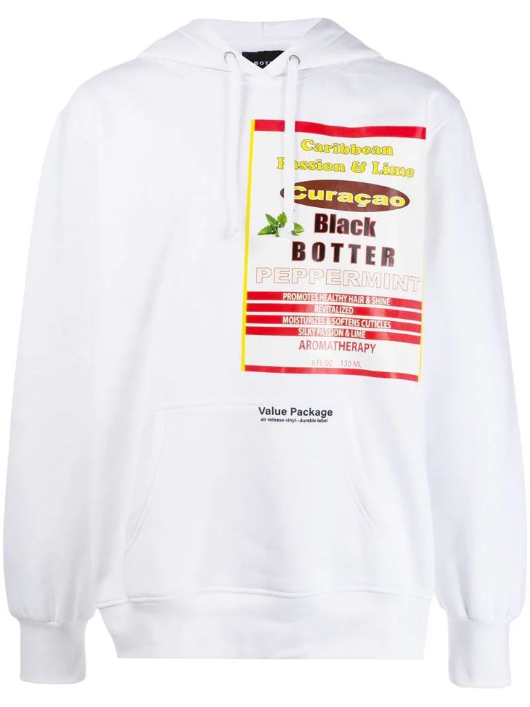 graphic print hoodie