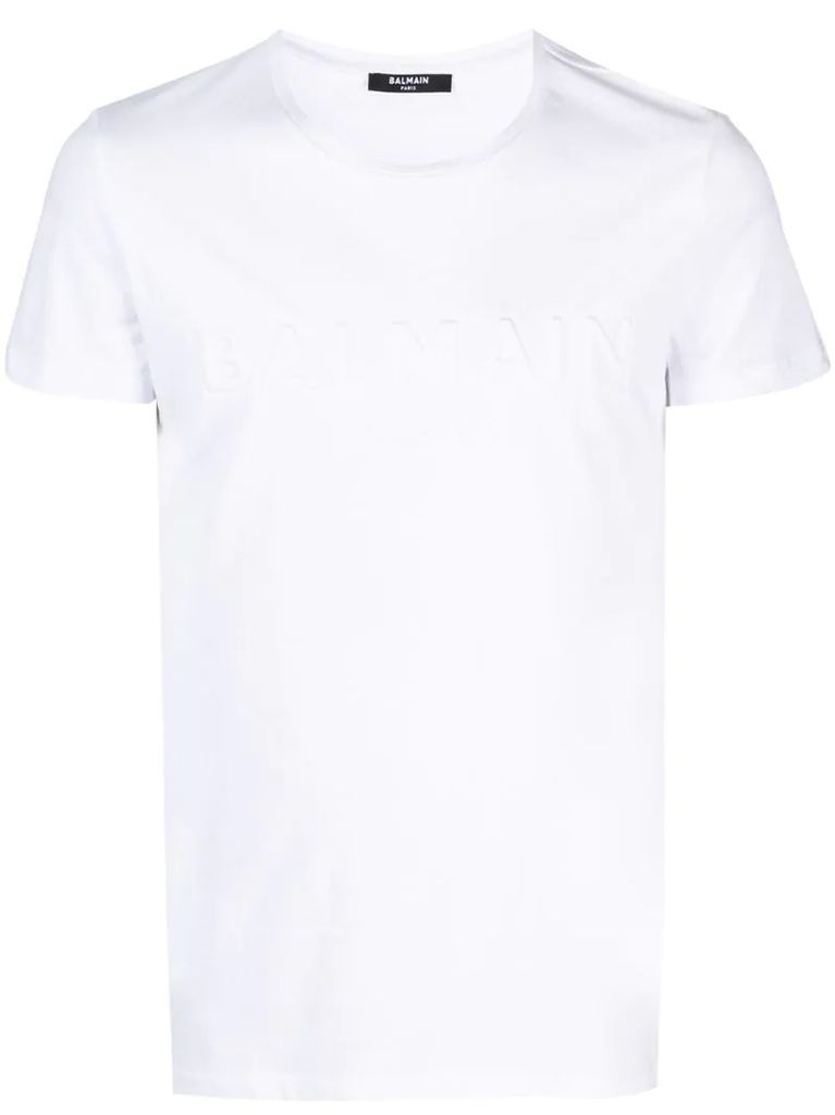 embossed-logo T-shirt