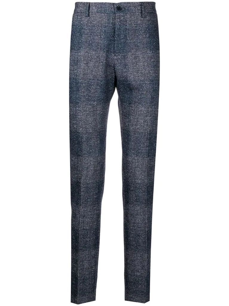 tailored silk-blend trousers
