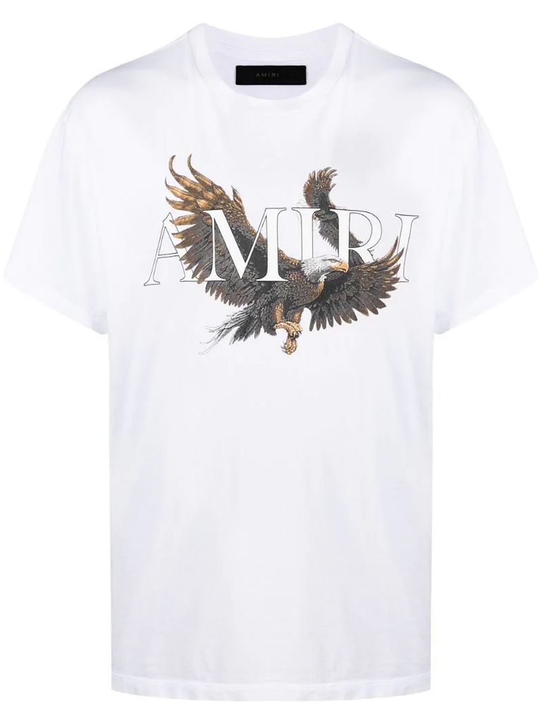 eagle-print cotton T-shirt