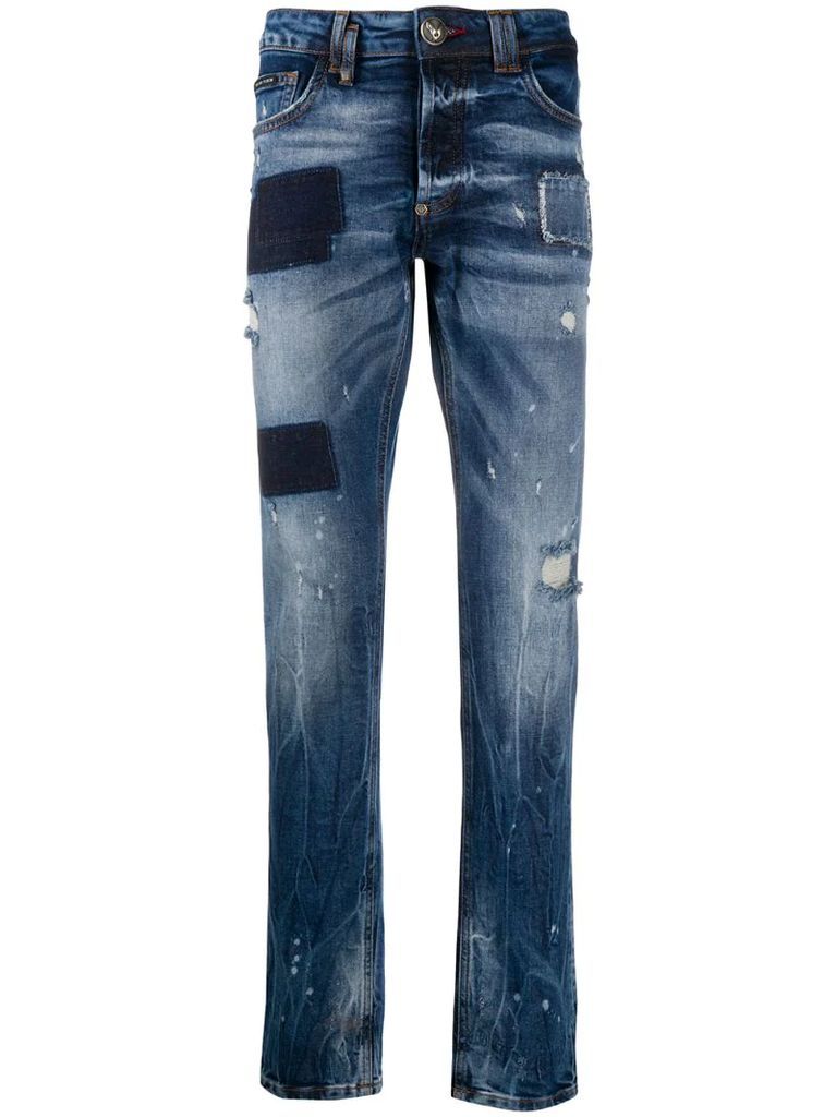 Monogram Straight Cut jeans