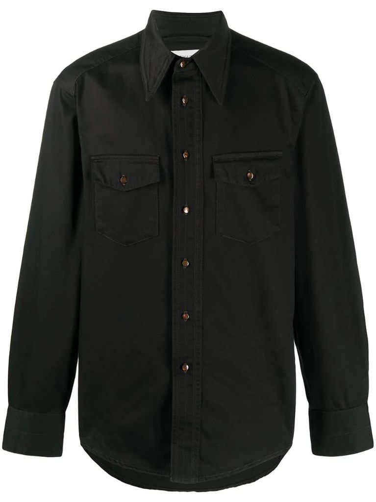 button-up western-style shirt