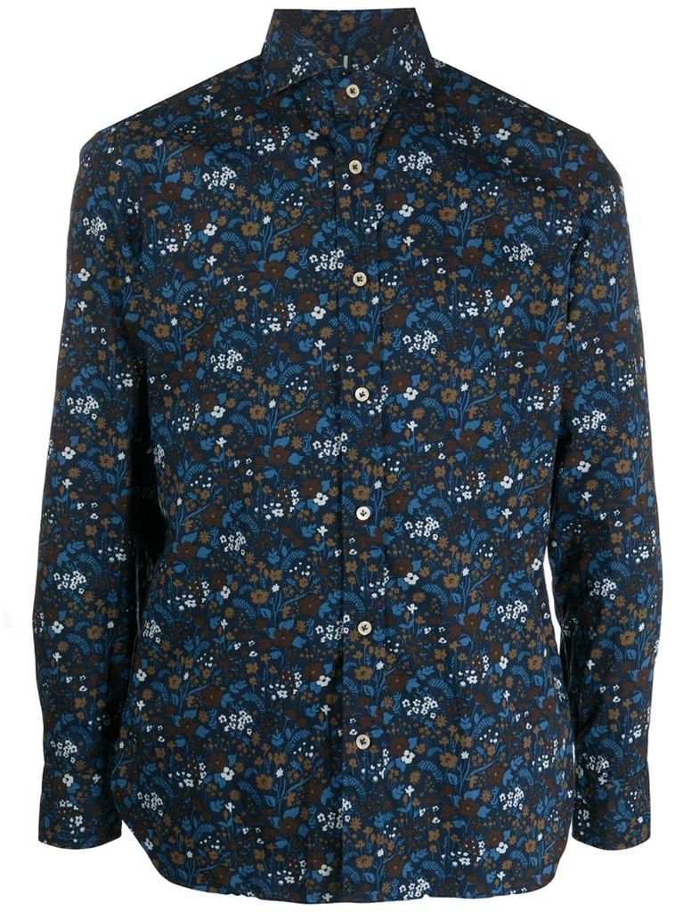 floral print buttoned shirt