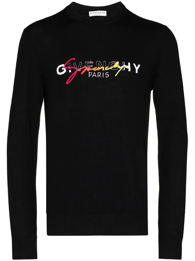 rainbow logo sweatshirt
