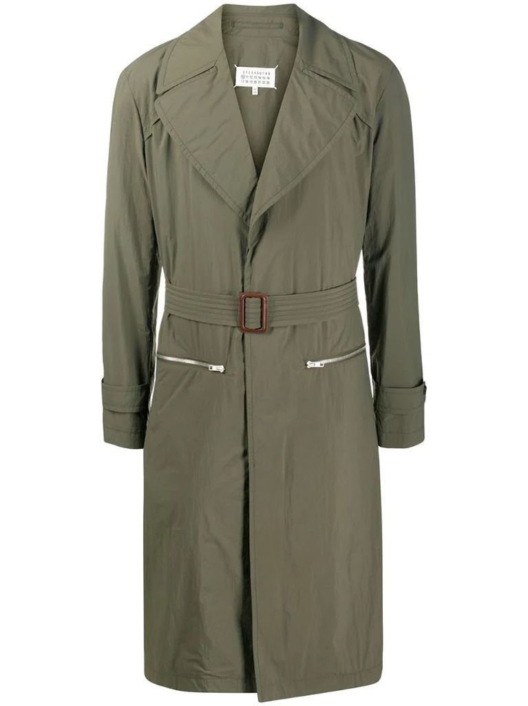 belted trench coat