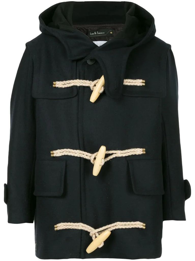 hooded duffle coat