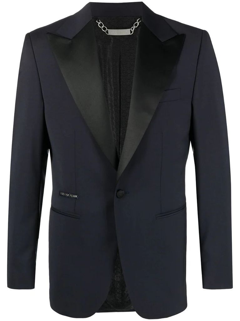 slim-cut Iconic blazer