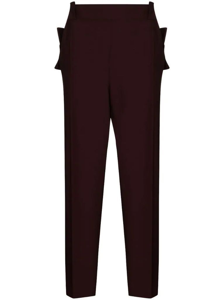 side panel tailored trousers