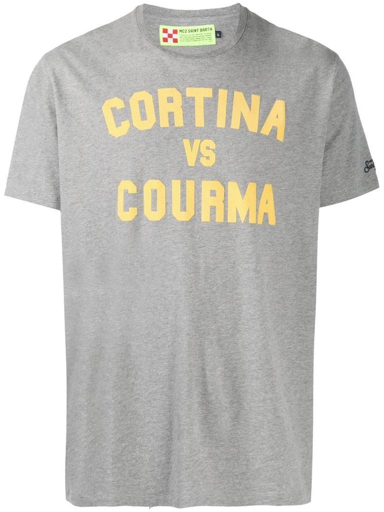 Cortina VS Courma-print cotton T-shirt