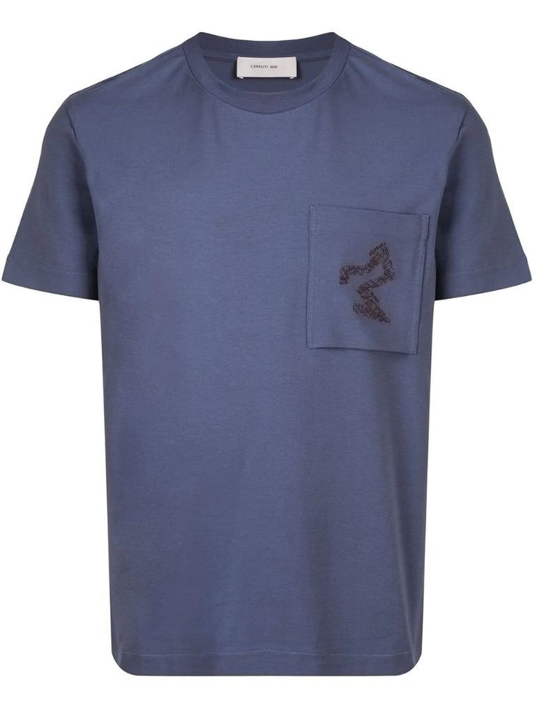 chest pocket relaxed-fit T-shirt