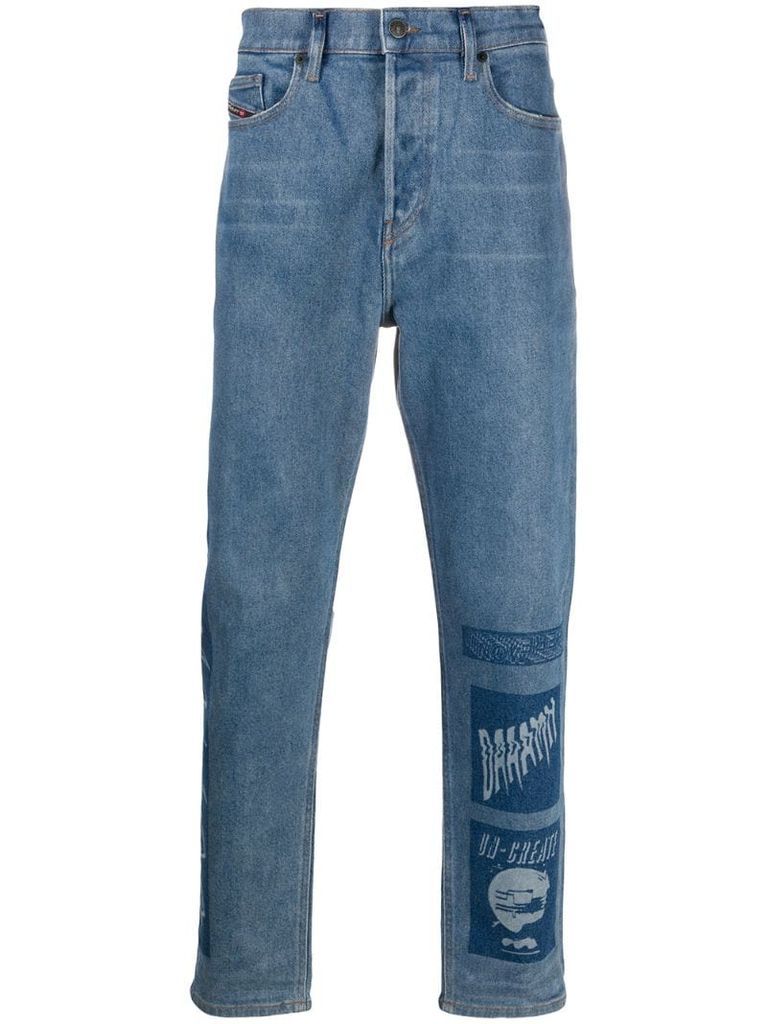 D-Vider tapered-leg jeans