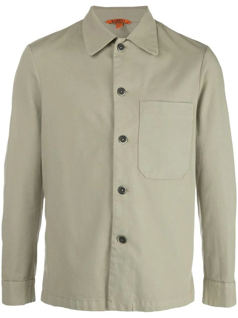 Cedrone chest pocket shirt jacket