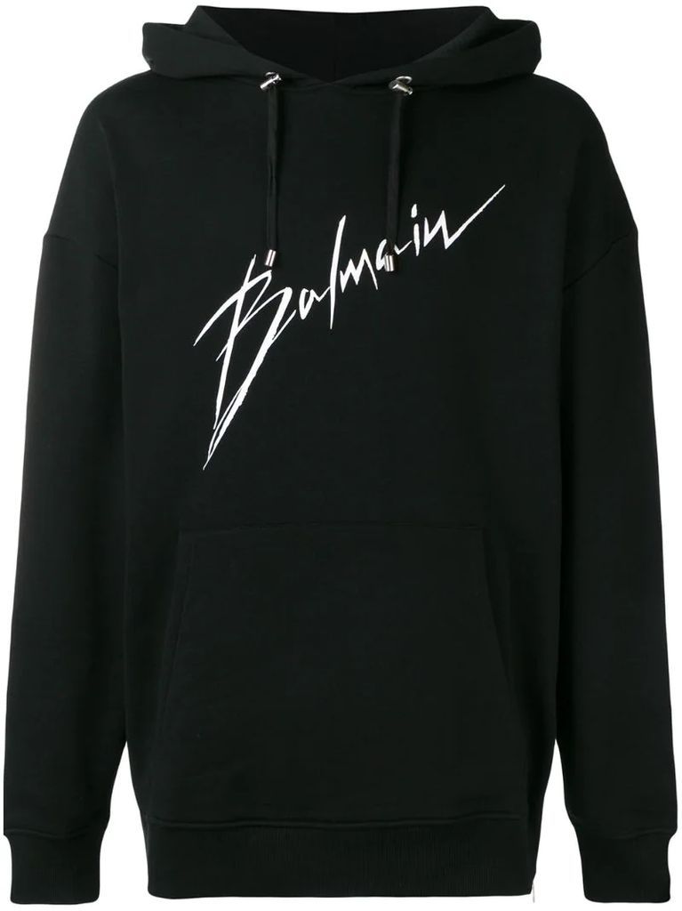 signature logo hoodie