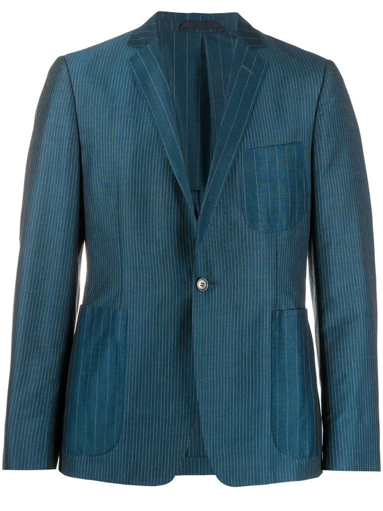 1990s pinstripe print blazer