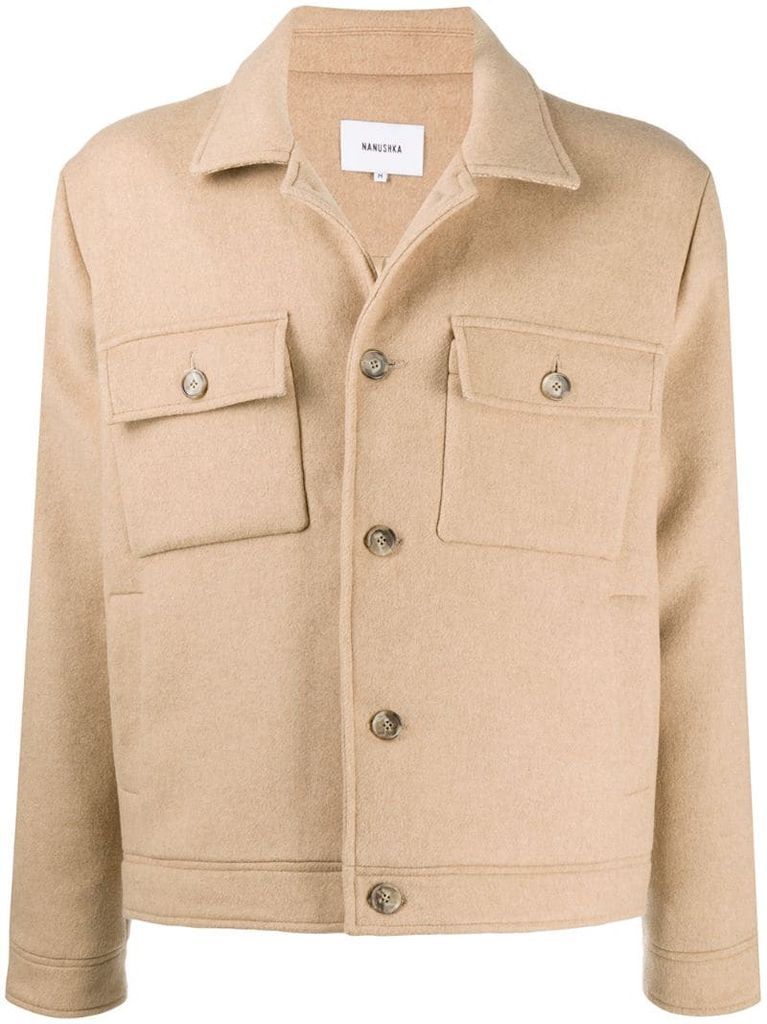 Pax single-breasted fitted coat