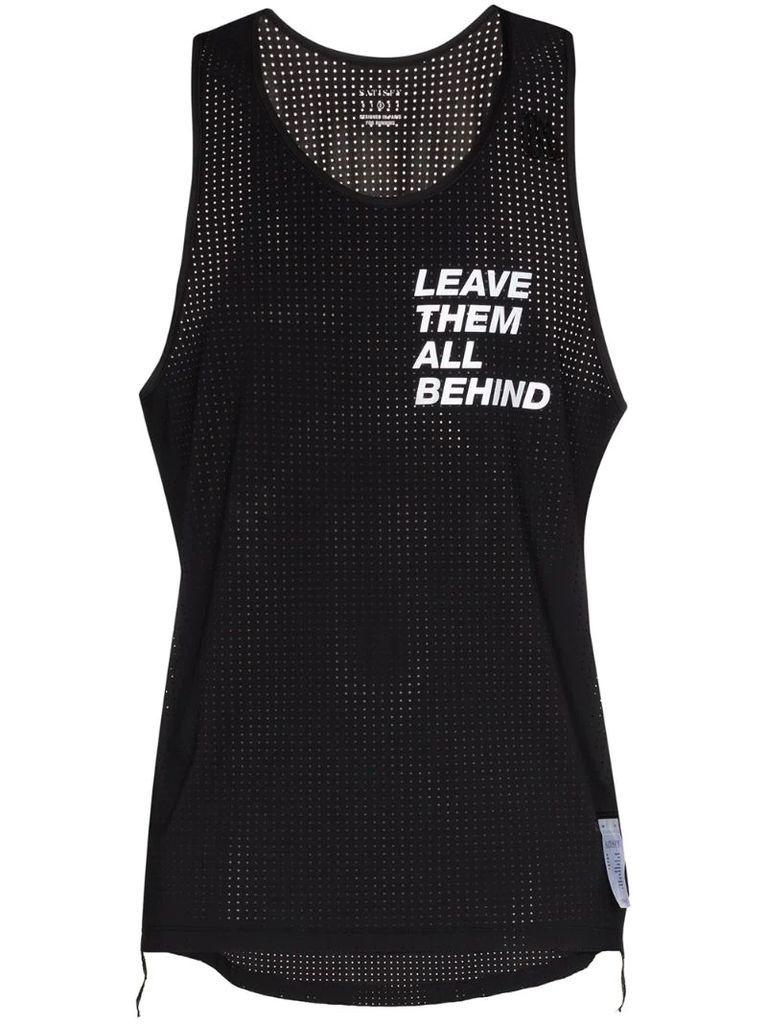 perforated race vest