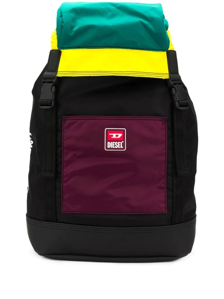 colour block backpack