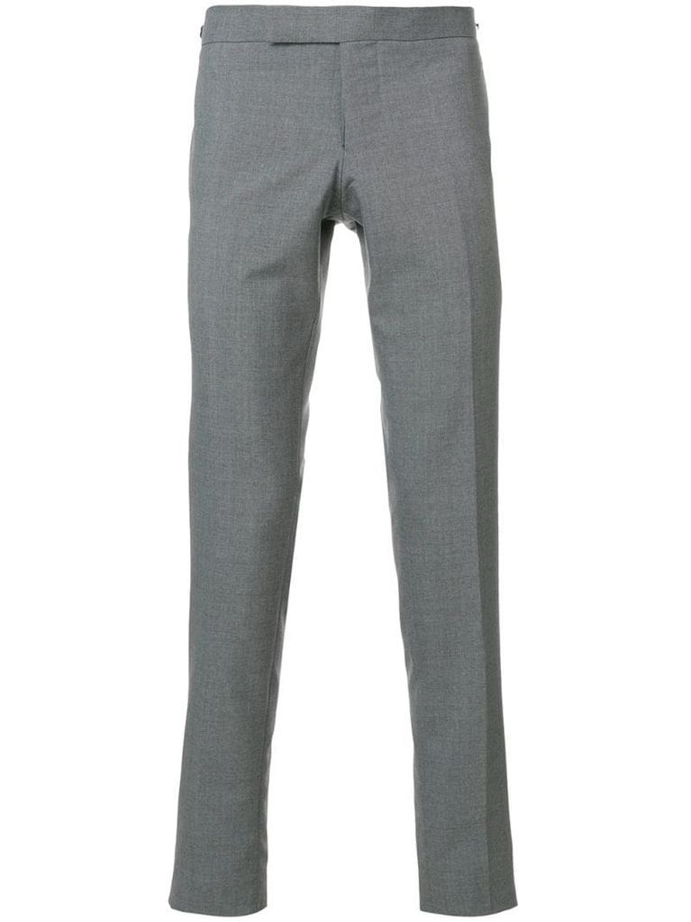 low-rise skinny trousers