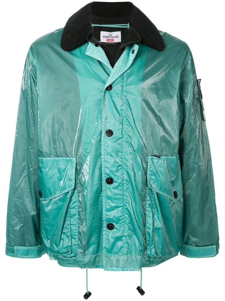 x Stone Island New Silk Light jacket