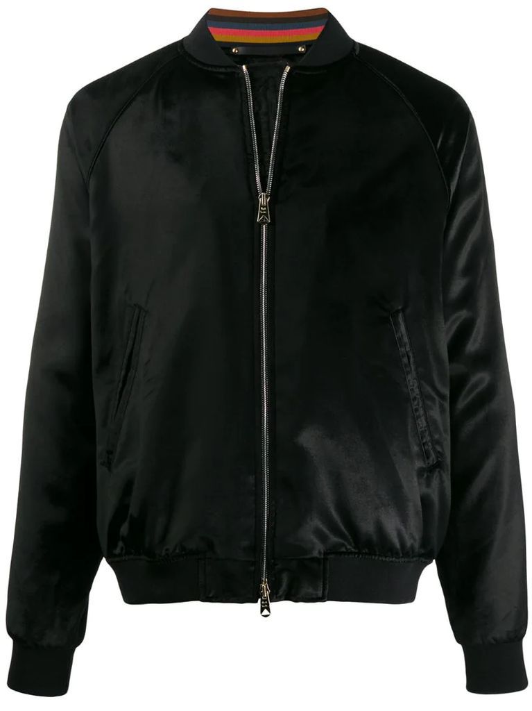 fitted bomber jacket