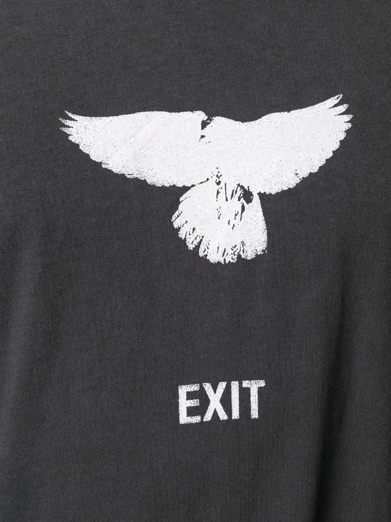 exit print T-shirt