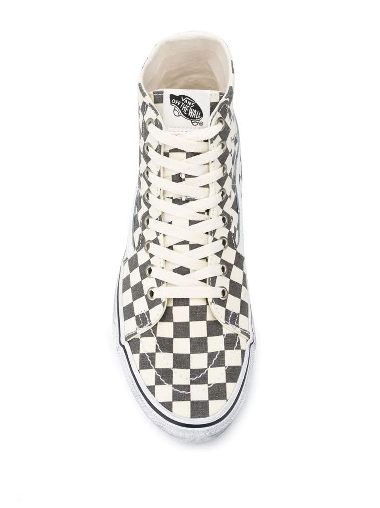 Sk8-Hi Tapered checked sneakers