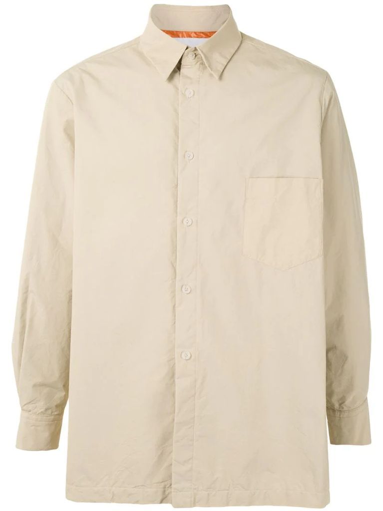 plain button shirt