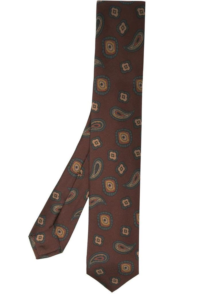 paisley pattern tie
