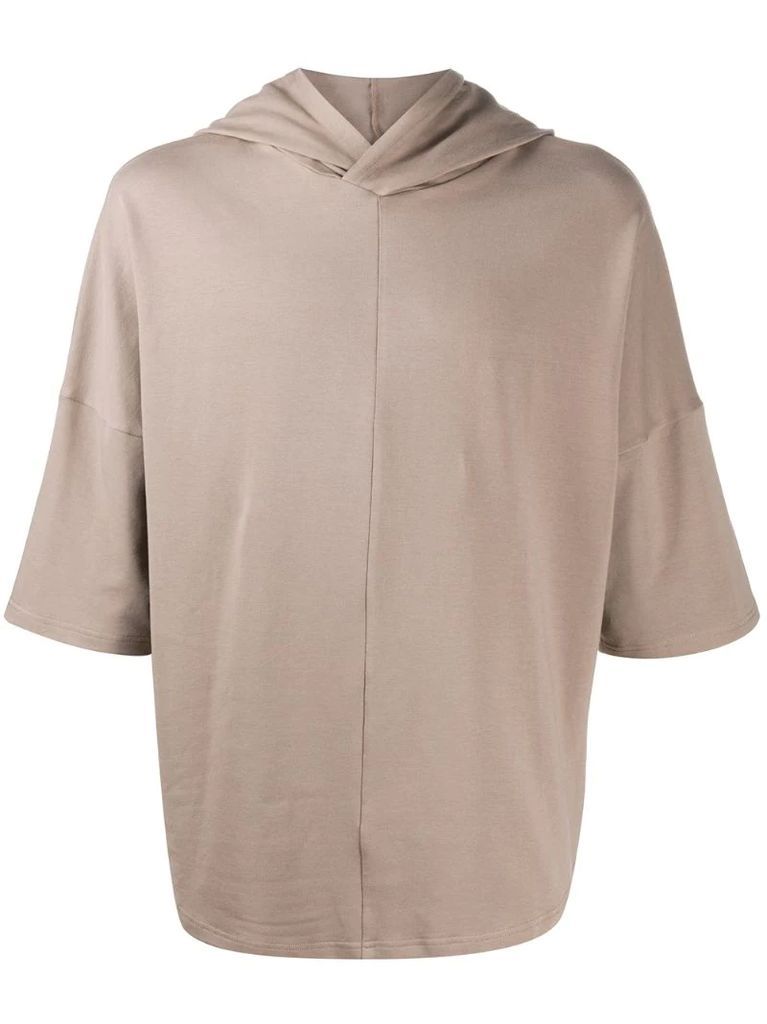 hooded short-sleeve t-shirt