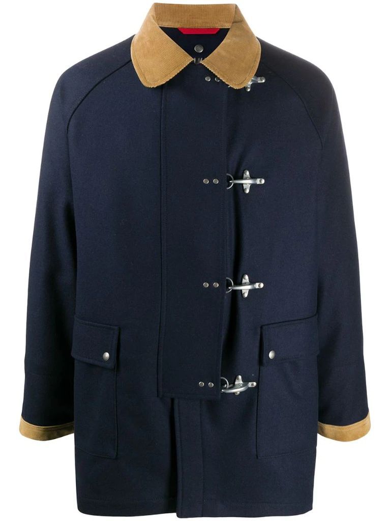 fitted duffle coat