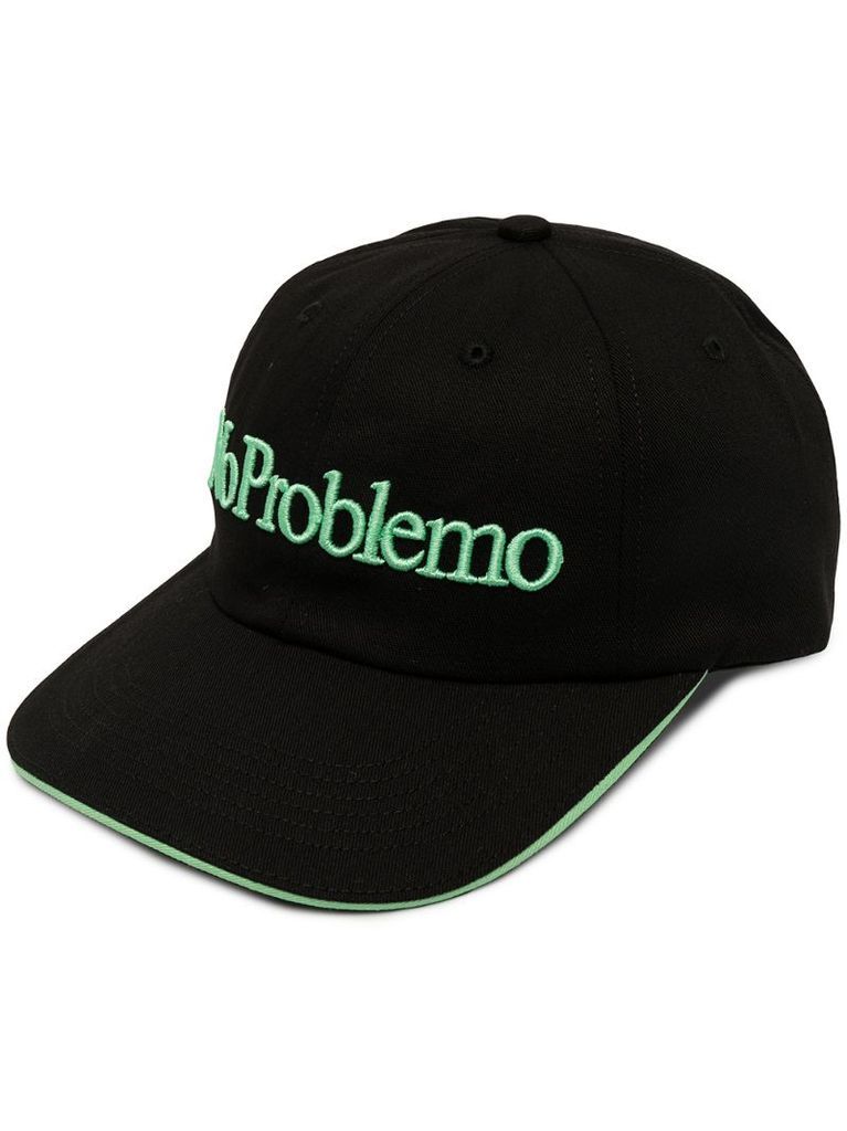 Problemo-embroidered cap