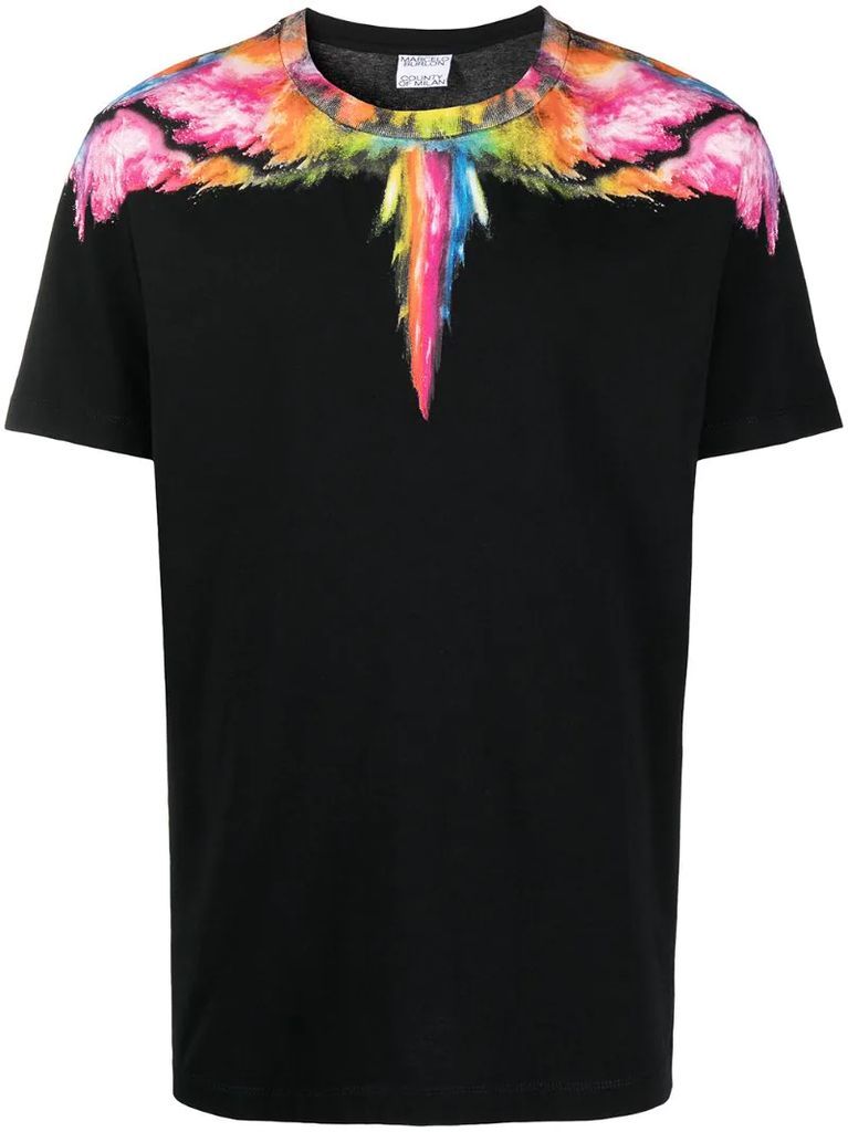 Wings-print T-shirt