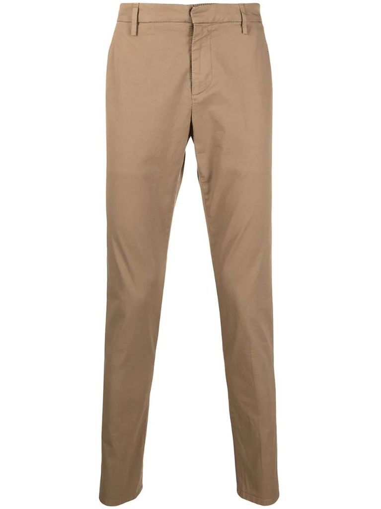 turn-up cuff chino trousers