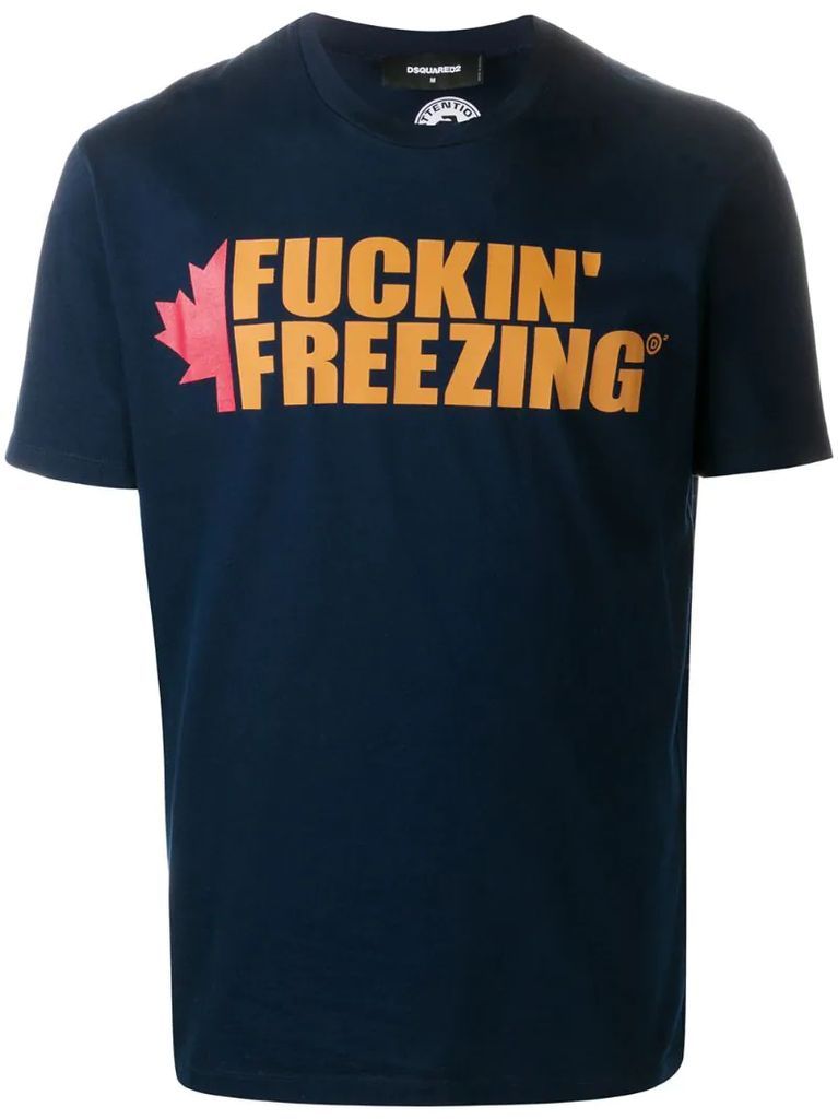 Freezing print t-shirt
