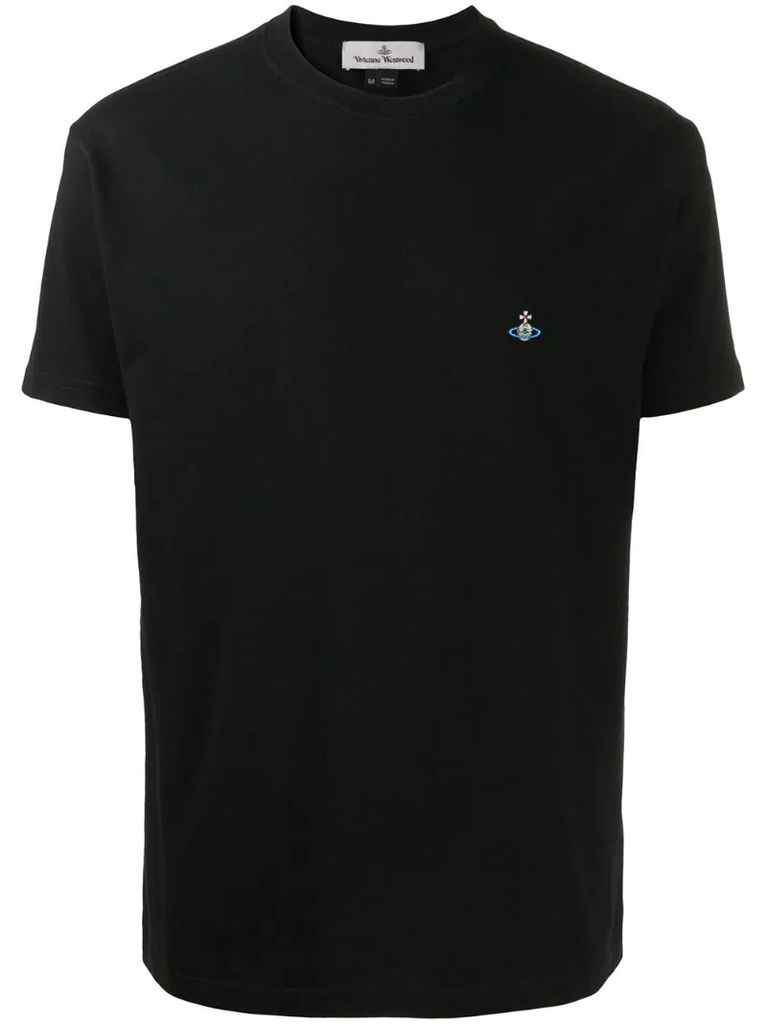 Orb embroidery cotton T-shirt