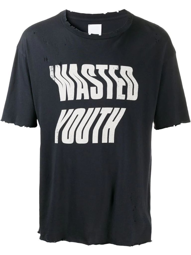 Wasted Youth cotton T-shirt