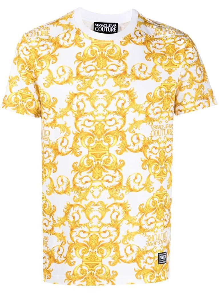 Barocco-print short-sleeved t-shirt
