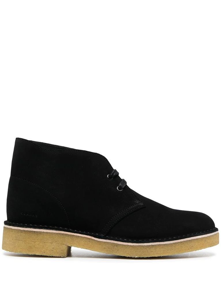 suede lace-up desert boots
