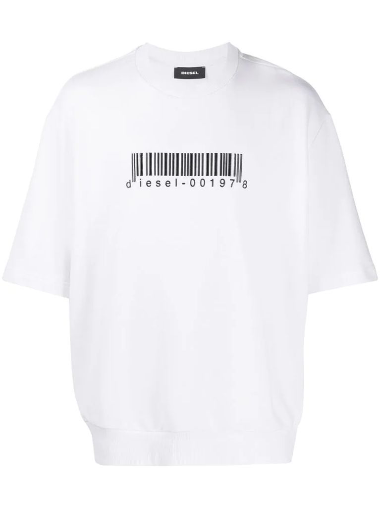 barcode logo T-shirt