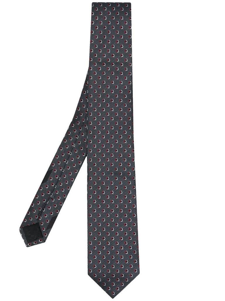 Gancini fine-weave tie
