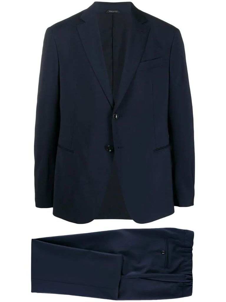 notched-lapel single breasted blazer