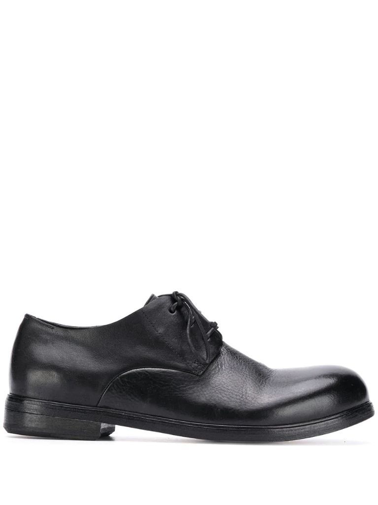 textured lace-up Derby shoes