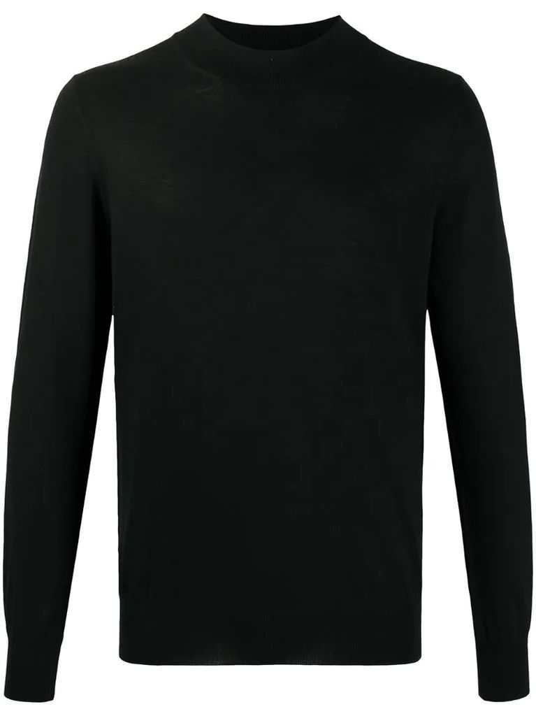 mock neck sweater