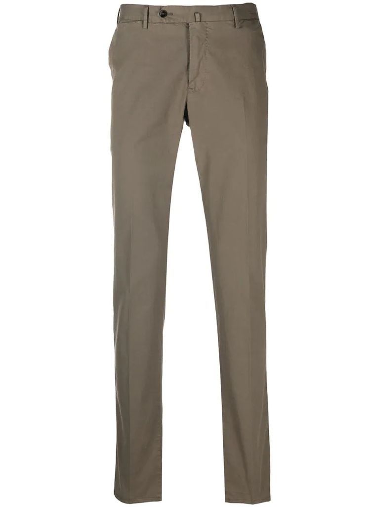 slim-cut chinos