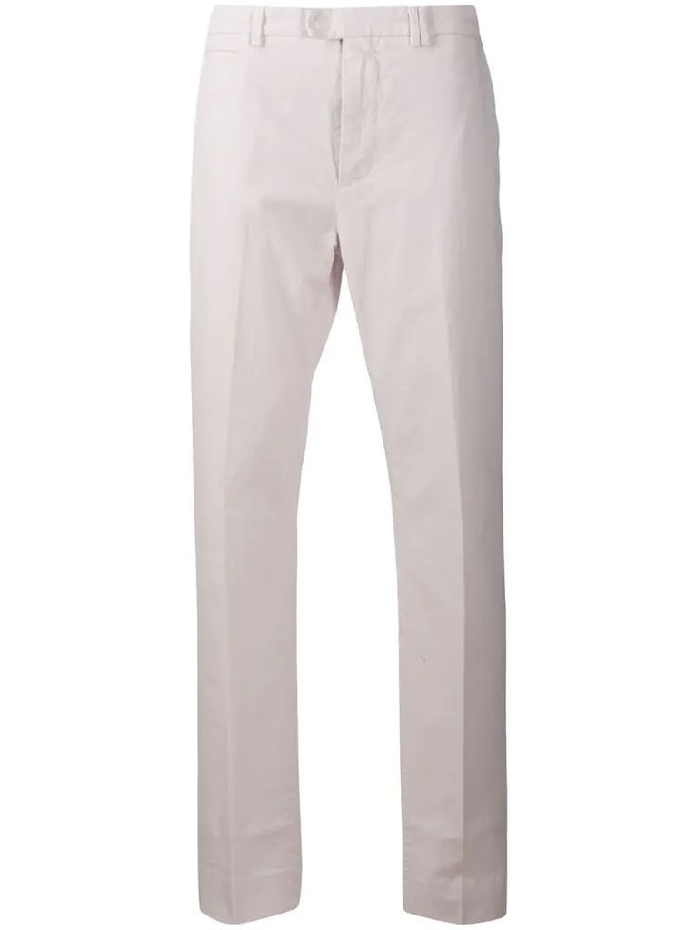 garment-dyed cotton trousers