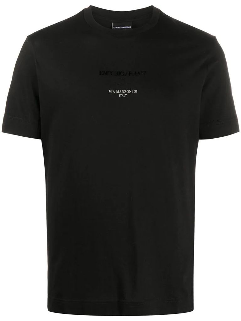 rear graphic-print t-shirt