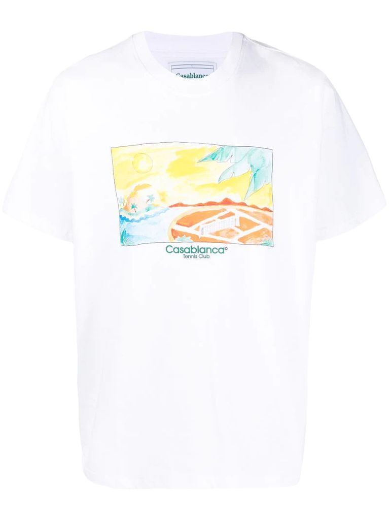 White Island logo T-shirt