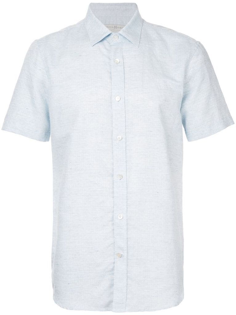 polka-dot short-sleeve shirt