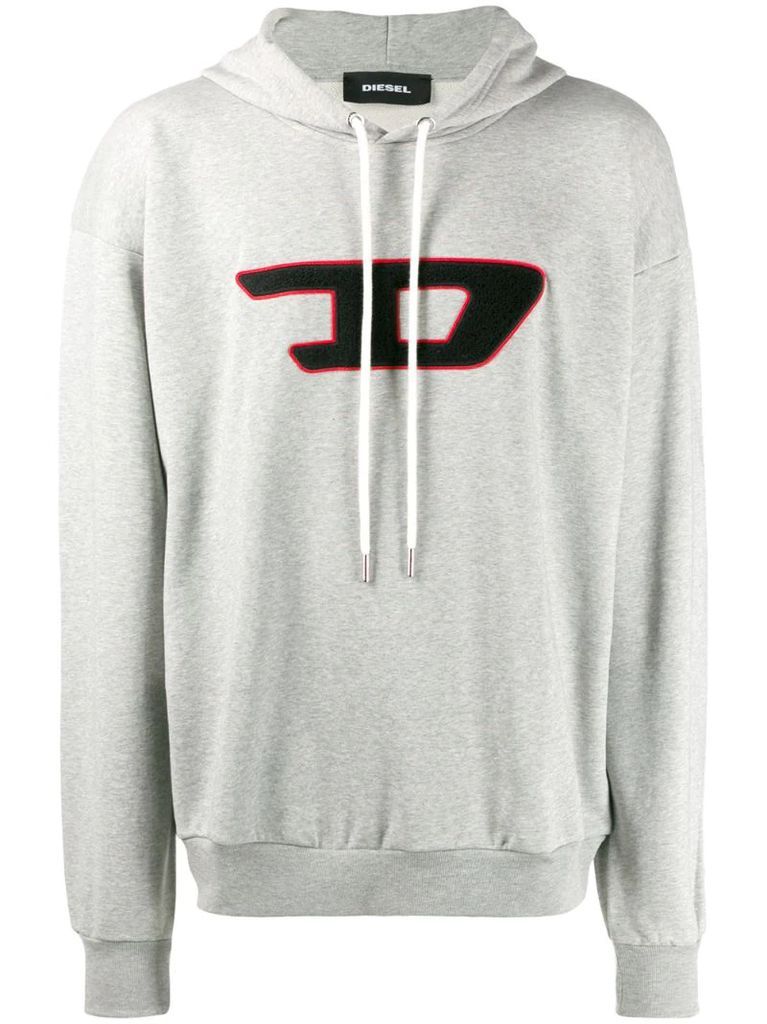 D logo hoodie